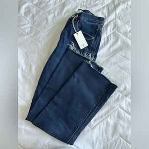 Good American Jeans Good Standard Kick Flare 6 NWT Indigo